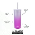 thumbnail image 2 of Simple Modern 24 fl oz Double Wall Plastic Classic Tumbler with Lid and Straw|Electric Lavender, 2 of 7
