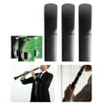 thumbnail image 2 of Yokua 3Pcs Strength 1.5/2.0/2.5 Clarinet Reed Resin Clarinet Mouthpiece Reed, 2 of 11