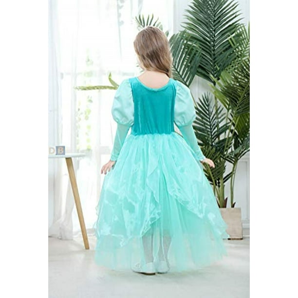 Dressy Daisy Disfraz de princesa para niñas, vestido de sirena, Halloween, Navidad, fiesta Dressy Daisy Dressy Daisy
