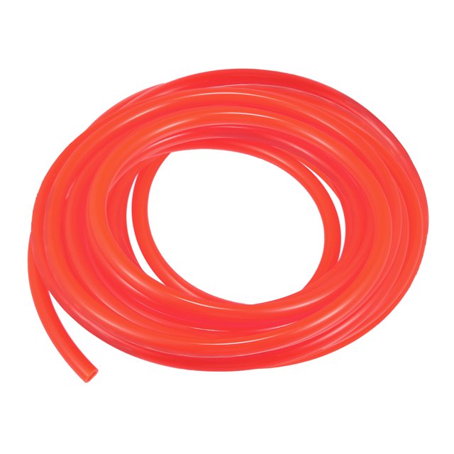 Manguera de línea de ventilación de combustible Unique Bargains Universal 5 mm x 10 m Naranja