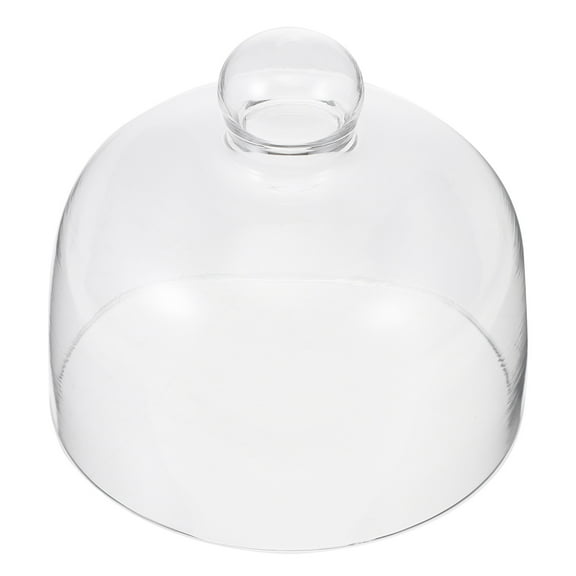 NICEXMAS Transparent Glass Food Cover Tool for Protection DustProof and Ideal for Parties 12 in