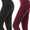 1 Black 1 Burgandy, variant on Fleece Lined Tights for Women - Opaque Warm Winter Tights, 2 Pack, Black & Navy Blue M