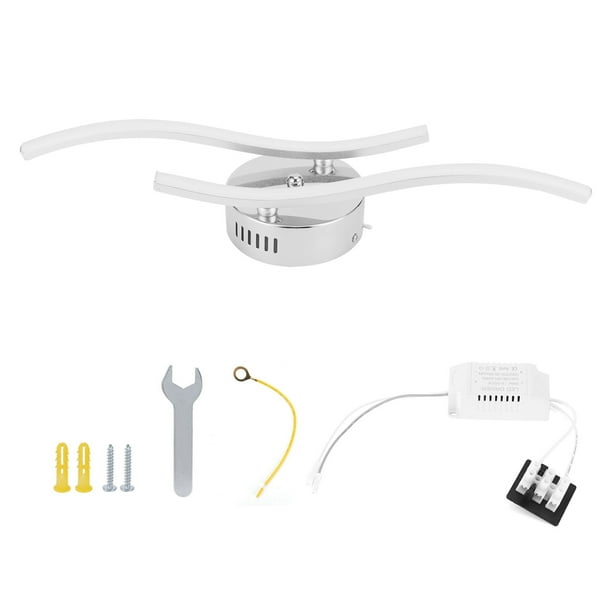 Iluminación interior,Lámpara de techo LED Lámparas onduladas para decoración del hogar Artesanía superior