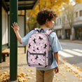 thumbnail image 6 of Unicorn and Star Pink Pattern 17" School Backpacks for Teens,Waterproof Oxford Fabric,S-Shape Padded Straps for School,Travel,Hiking,Camping, 6 of 6