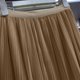 thumbnail image 2 of TaTaai Women Ribbed Mesh Pleated Skirt Ice Silk A-Line Flared Midi Skirt Ladies Spring Summer Daily Commute Office Wear Lightweight Breathable Non-See-Through Stylish Skirt Gift, 2 of 4