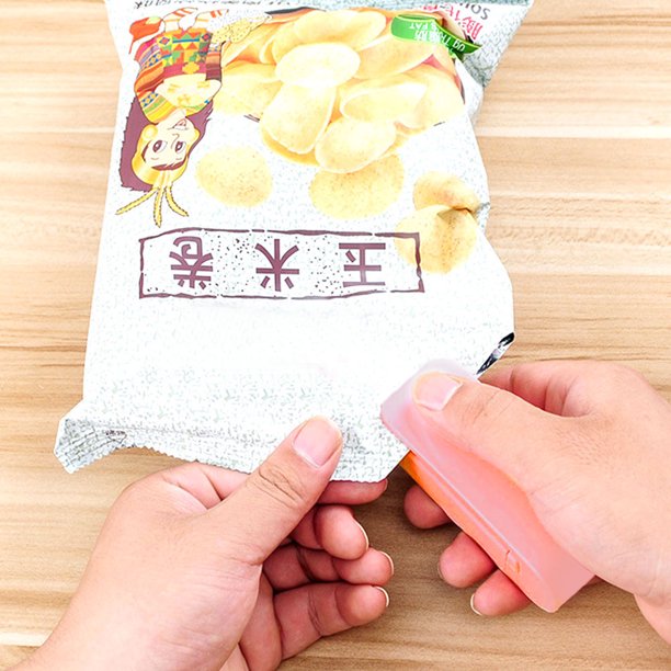 Sellador Al Vacío Manual Portátil, Máquina De Sellado De Aperitivos Y Alimentos Frescos Para Uso Diario