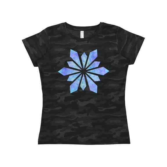 Inktastic Snowflake crystals diamonds Women's T-Shirt