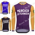 thumbnail image 2 of Invierno Mercier 2023 Hombres Nuevo Retro Ciclismo Jersey Manga Larga Ropa Carrera Carretera Bicicleta Camisetas Tops Bicicleta MTB Uniforme Maillot, 2 of 5