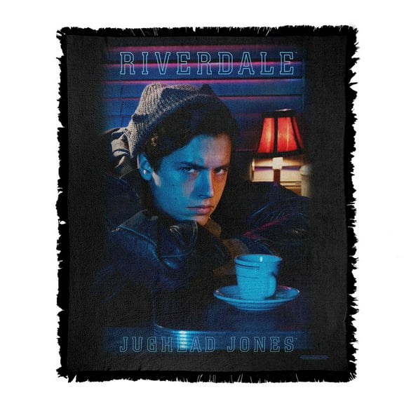 Riverdale Blanket, 50'x60' Jughead Jones Woven Tapestry Cotton Blend Fringed Throw