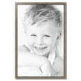 thumbnail image 2 of ArtToFrames 26" x 40" Silver Picture Frame, 26x40 inch Silver Wood Poster Frame (WOM-5023), 2 of 7