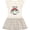 Natural with Stripes, variant on Inktastic I Love My Mama Girls Toddler Dress
