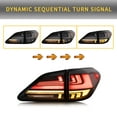 thumbnail image 5 of VLAND LED Tail Lights Smoked for Lexus RX350 RX450h 2010 2011 2012 2013 2014 2015 Rear Lamps, 5 of 10