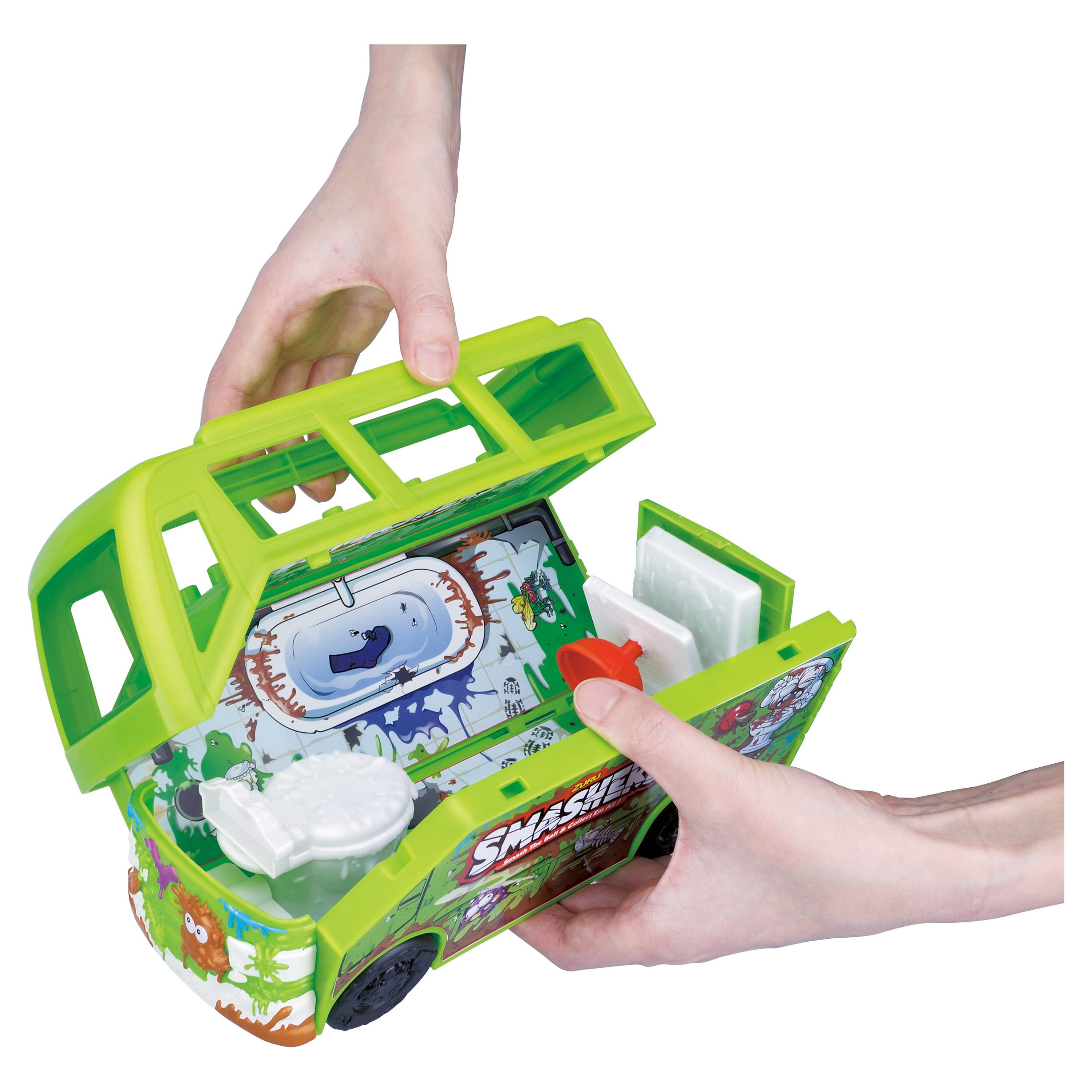 Smashers Sludge Bus Green 2 Smashers S2 Gross by ZURU Vehicle
