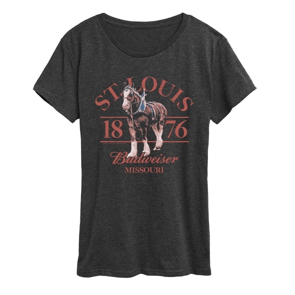 Budweiser - St. Louis Clydesdale - Women's Short Sleeve Graphic T-Shirt