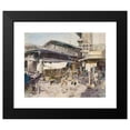 thumbnail image 2 of Robert Frederick Blum 14x12 Black Modern Framed Museum Art Print Titled - Street Scene in Ikao, Japan, 2 of 5