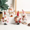 thumbnail image 3 of Advancent Las decoraciones festivas de Papá Noel difunden la alegría navideña con estos adornos hechos de fieltro Kits de decoración para fiestas rojo 【20.3 cm * 9.8 cm】, 3 of 6