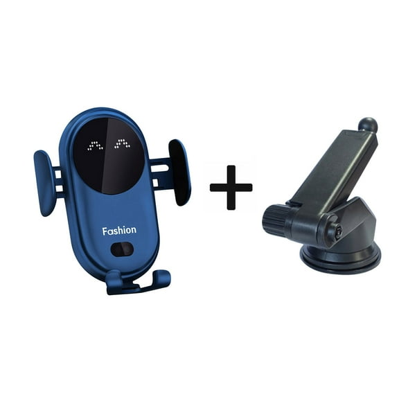 Kiplyki Automatic Clamping Wireless Charger Car Holder Smart Infrared Sensor Vent Mount Mobile Phone Bracket Stand
