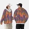 thumbnail image 5 of Picia Lavender Flowers Women's Men's UPF 50+ Sun Protection Hoodie Shirt Long Sleeve SPF Fishing Outdoor UV Hiking Lightweight Shirts-Small, 5 of 9