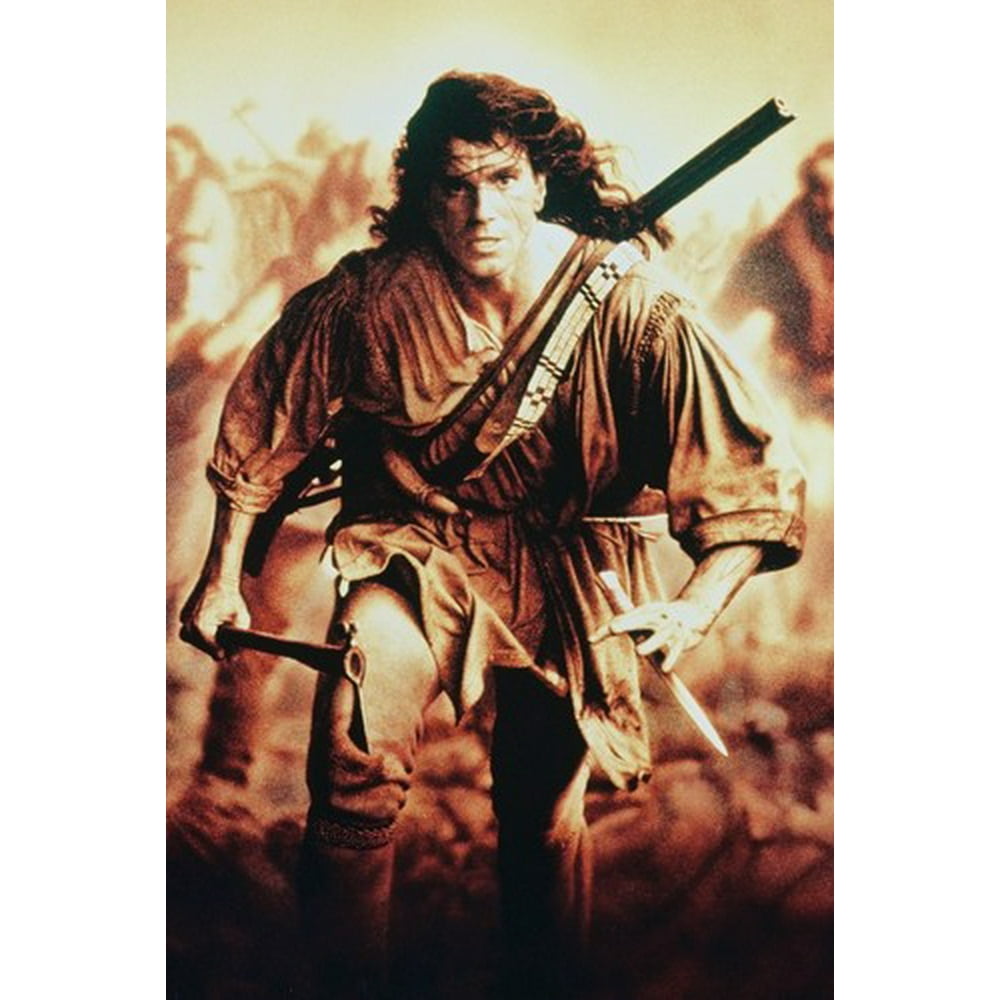 Daniel Day Lewis Le Dernier Des Mohicans Daniel Day-Lewis in The Last of the Mohicans 24x36 Poster - Walmart.com