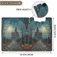 thumbnail image 4 of A4 Double Clip File Folder 18.9x12.6in Clipboards Foldable Binder Holds 80 Sheets Project Folder for Office, Home Ancient Mansion, 4 of 9