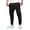 Black, variant on Over Size Pants for Mens Fashion Straight Leg 4-Way Stretch Gym Workouts Fitness Training Daily Wear Pants