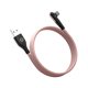 thumbnail image 1 of Cable De Datos Usbc De Silicona Líquida En Forma De L, 2,4 A, Cable De Carga Rápida En Forma De L, 1 Metro, 1 of 2