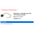 thumbnail image 2 of Bulb Socket - Compatible with 1953 - 1973 Chevy Corvette 1954 1955 1956 1957 1958 1959 1960 1961 1962 1963 1964 1965 1966 1967 1968 1969 1970 1971 1972, 2 of 2