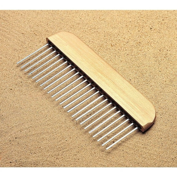 Kraft Tools CC201 12" Flat Wire Texture Hand Broom 1/2" Spacing