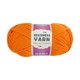 thumbnail image 1 of Xiao Hua Hilo de 200 g para crochet, hilo suave, hilo de mezcla de nailon, algodón y acrílico, hilo para tejer muñecas, cestas, bolsos, sombreros, mantas, naranja, 1 of 4