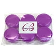 thumbnail image 7 of Beauticom 6 Pieces High Quality 15 Gram 15 ml (0.5 oz) Clear Round Plastic Makeup Cosmetic Travel Sample Jars - Purple Lids, 7 of 7