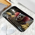 thumbnail image 6 of 1pc Pennywise Absorbent Non-Slip Bathroom Thickened Flannel Rug Decor,Soft,Quick Drying,Suitable For Indoor/outdoor Use,Bathrooms,Bedrooms,Kitchens,Terrace,Laundry Rooms,16"x24", 6 of 9
