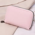 thumbnail image 2 of Stylago Women's Casual Wallet Leather Credit Card Holder Purses with Multiple Slots Portable Shopping Zipper Wallets Pink, 2 of 5