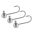thumbnail image 3 of Round lead hook sharp natural color crank hook right angle hook Texas fishing group extended lead hook, 3 of 4