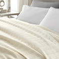 thumbnail image 5 of Vellux 100% Cotton Blanket, Twin, Light Grey, 5 of 8