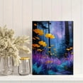thumbnail image 2 of Moonlit Wildflower Meadow Canvas Enchanted Starry Night Fantasy Nature Bedroom Home Wall Decor, 2 of 8