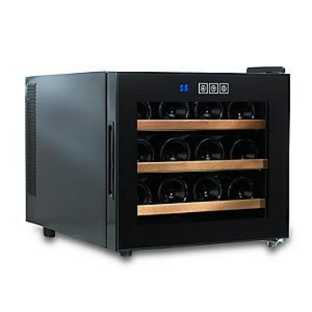 Wine Enthusiast 272 03 12W Silent 12 Bottle Touchscreen Wine Cooler