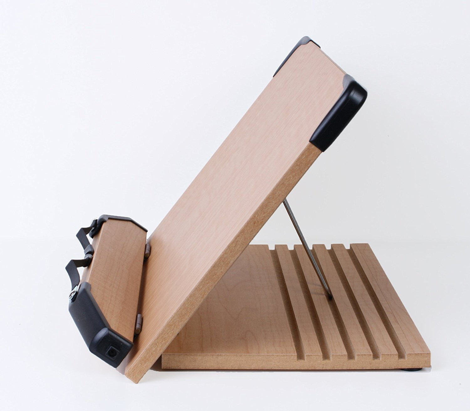 SupeDesk Book Stand for Reading,Book Holder,Display Stand,for  5-8.5Book,Wood,Laptop Stand for  12-17laptop/6-13Tablet&Ereader,Tiltable,Height