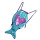 thumbnail image 4 of Drawstring Gym Bags Mermaid Tail Shape Sequin Backpack For Sports Travel Large Capacity Blue 1Pcs, 4 of 4