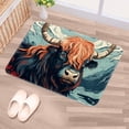 thumbnail image 5 of Yak Polyester Indoor Mat Non-Slip Area Rug Chair Rugs Machine Washable, 5 of 6