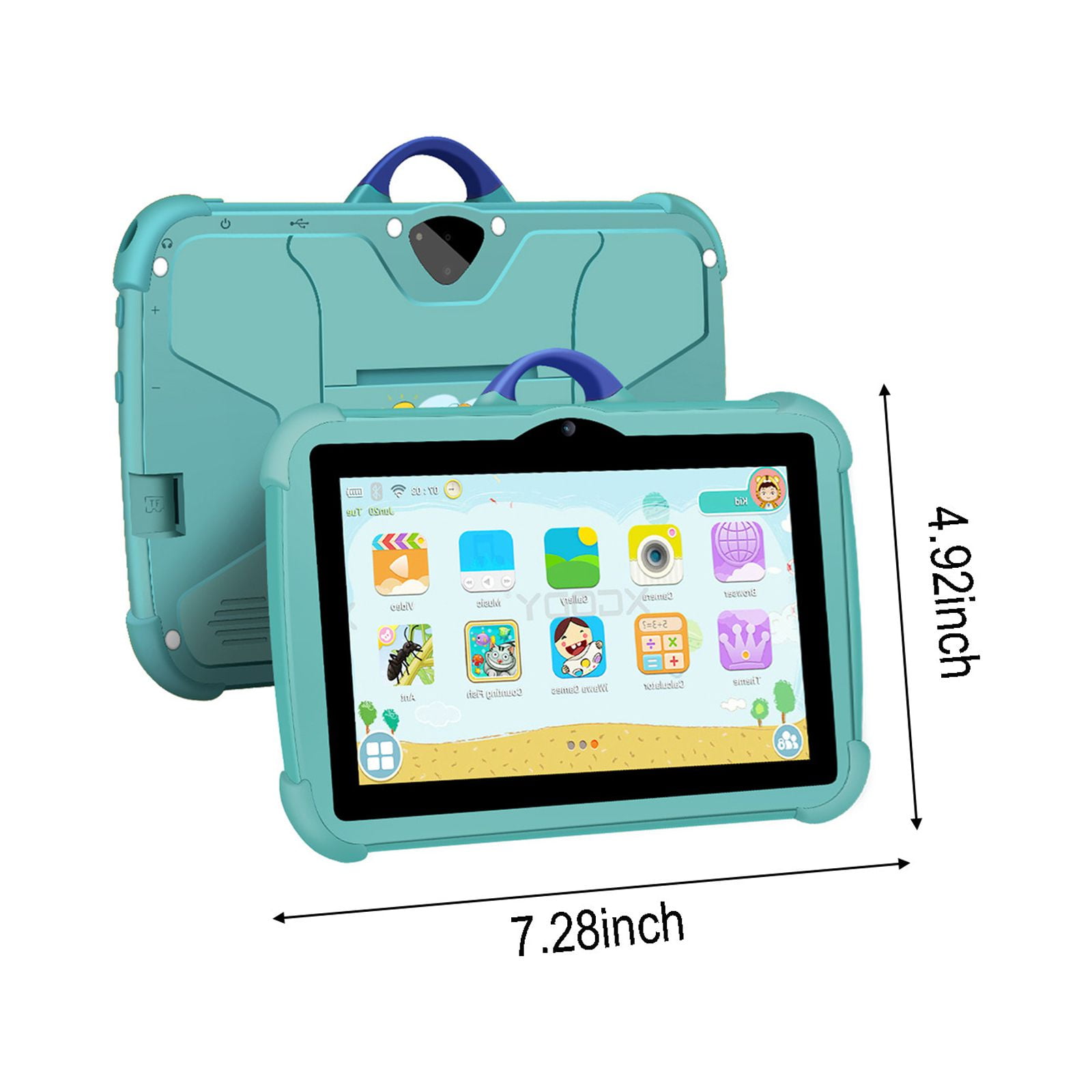 taicans 7-inch Children's Tablets Computer WiFi Bluetooth android Tablets Children's Early Education Learning Machine Parent-child Gift Machine Built-in Cameras