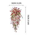 thumbnail image 3 of Lifelike Floral Decor, Faux Flower Wall Hanging, Versatile for Outdoor Gardens and Photography Backdrops, Ideal for Event Styling and Home Decoration, 3 of 5