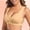 Beige, variant on Women's Front Closure Wireless Sports Bra, Breathable Mesh Post-Surgery Compression Bra, Adjustable Comfort Support Bralette, 6 Colors, Sizes S-XXL