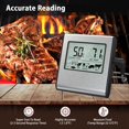 thumbnail image 2 of Termómetro Digital para Carne con Sonda para Cocinar, Pantalla LCD, Medidor Electrónico de Temperatura para Alimentos para Parrilla, Uso en Cocina, 2 of 5