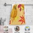 thumbnail image 5 of SKYSONIC 2 Pack Fall Pumpkins Leaves Hand Towels, Ultra Soft and Absorbent, Autumn Harvest Season Decorative Fingertip Towel for Home, Bathroom, Kitchen, 28.3"x14.4", 5 of 5