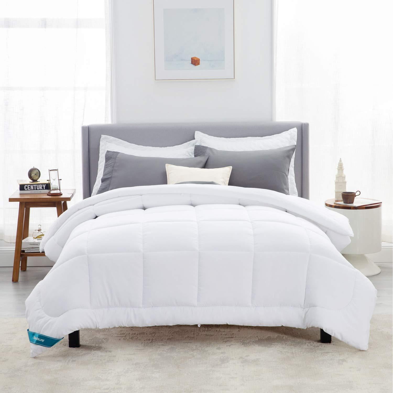 300GSM Quilted Bedding Comforte Details about   Bedsure King Size Comforter Duvet Insert White 