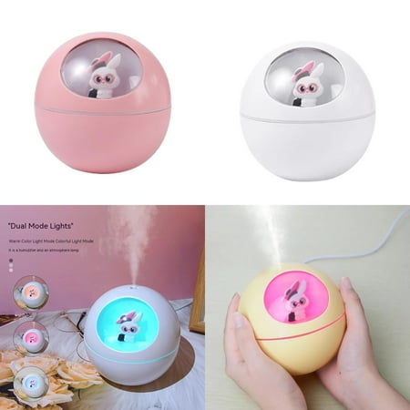 

Duo 230ML Humidifier Mini Aromatherapy Humidifiers Diffusers Romantic Light USB Essential Oil Diffuser Car Purifier Air