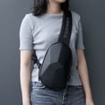 thumbnail image 2 of Polyhedron chest pack,Black, 2 of 2