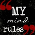 thumbnail image 2 of Greene, Taylor 26x26 White Modern Wood Framed Museum Art Print Titled - My Mind Rules, 2 of 4