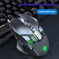 thumbnail image 5 of XXPLKPFA MK300 Wired Mouse, Gaming Mechanical Mouse Gaming for PC, 7 Buttons Sound Macro Programming, 6400dpi, Water-cooled RGB Lighting, Weight Adjustable, Gaming Chip, Ergonomic, MK300, 5 of 8
