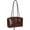 Brown, variant on Urban Chic Large Capacity Retro Tote Bag, Retro Shoulder Bag With Cute Accessory, For Travel Purse, Vintage Daily Carry Bag